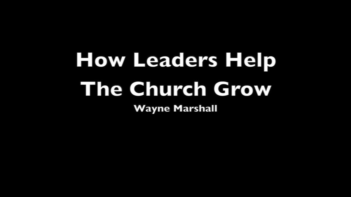 How Leaders Help Churches Grow