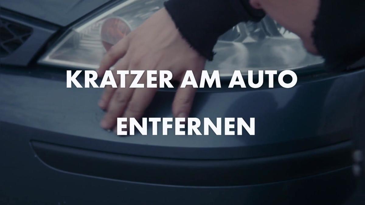 Kratzer am Auto entfernen