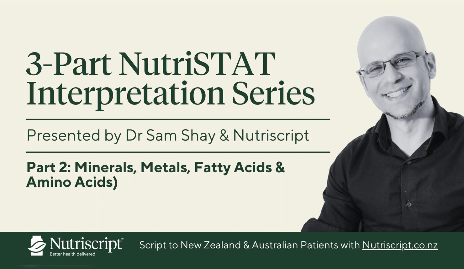 NutriSTAT Test Interpretation Series: Pt 2 | Dr Sam Shay
