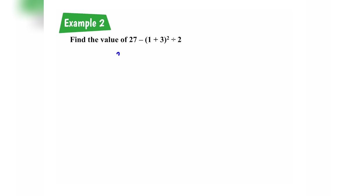 Lesson 2.6.1 Order of Operations R1