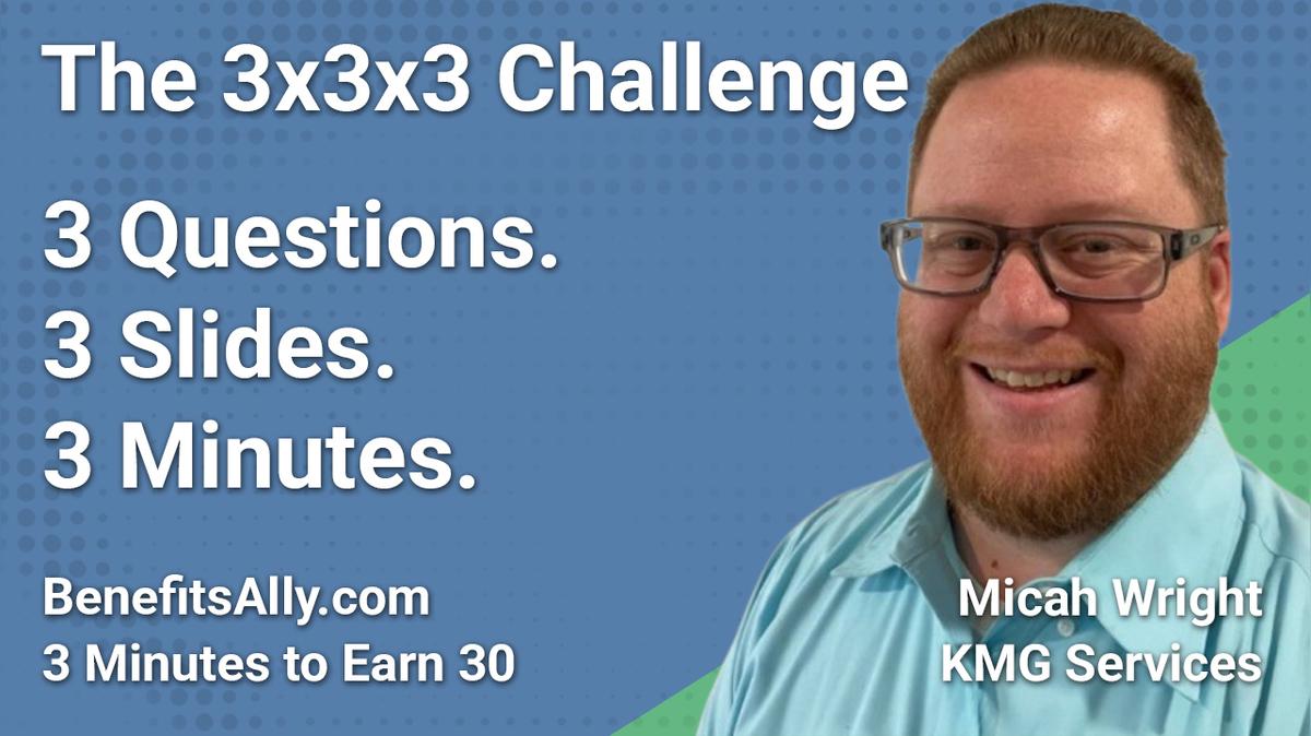 KMG Services - 3x3x3 Challenge with Micah Wright