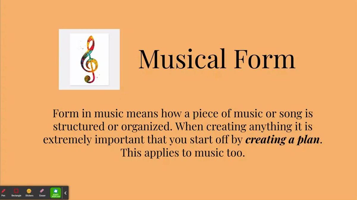Musical Form- Music Connections