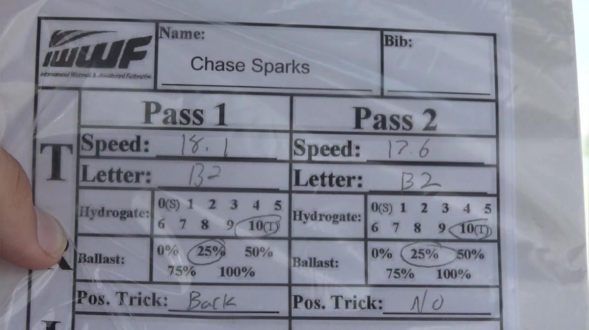 Chase Sparks JM Round 1 Pass 1