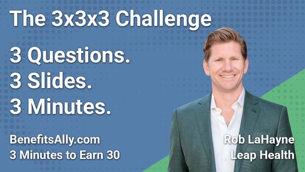 Leap Health - 3x3x3 Challenge with Rob LaHayne