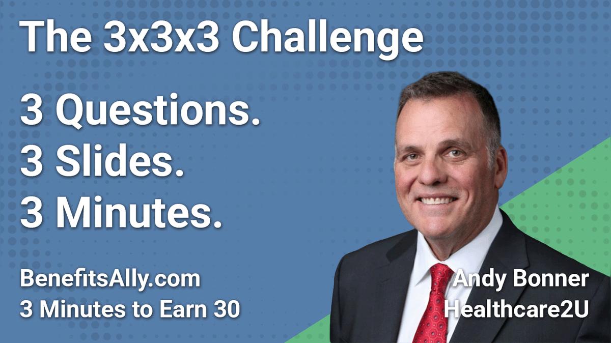 Healthcare2U - 3x3x3 Challenge With Andy Bonner