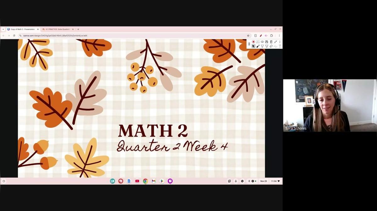 SM2 (sec 1) Q2 W4 Live Session Recording