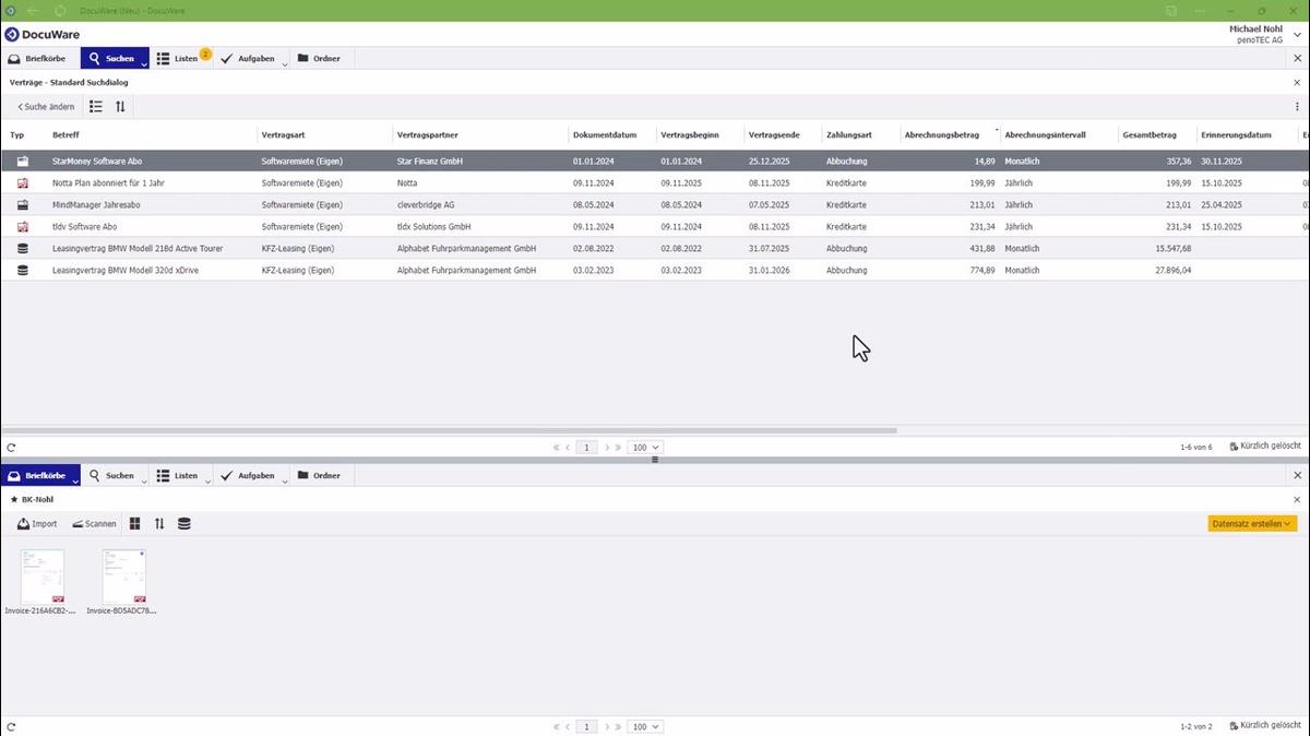 11.11.2024 DocuWare Vertragsarchiv mit Power BI