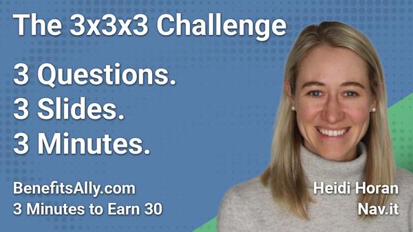 Nav.it - 3x3x3 Challenge with Heidi Horan