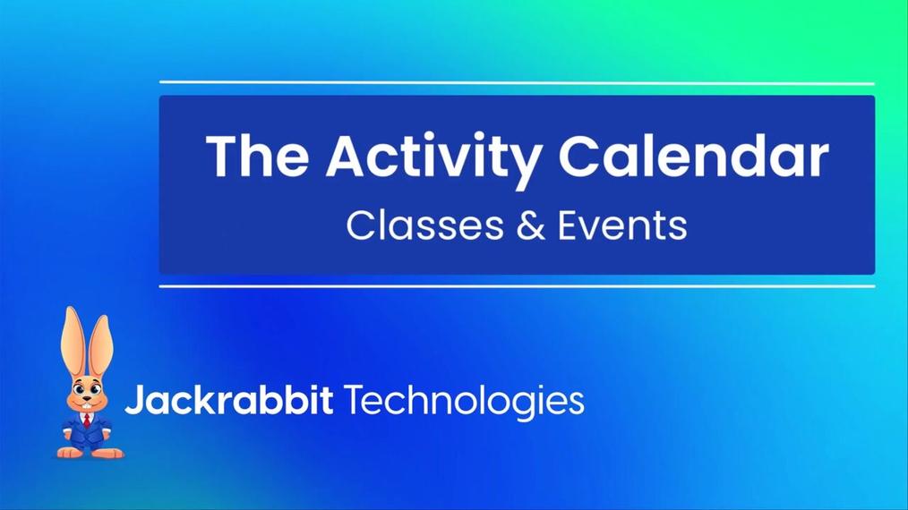 The Activity Calendar - Classes & Events