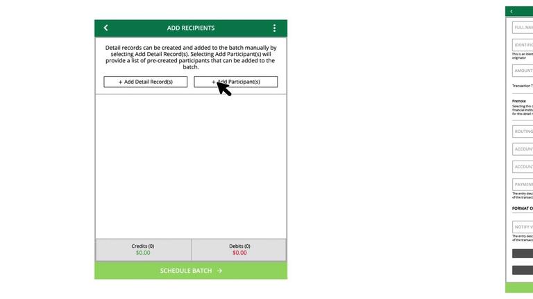 Creating an ACH Batch