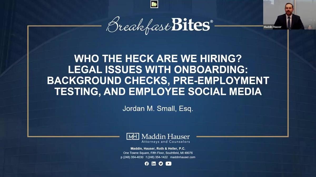 Maddin Hauser Breakfast Bites: Who the Heck are We Hiring?