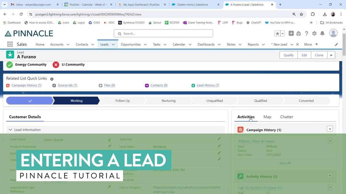 Sales Tutorials