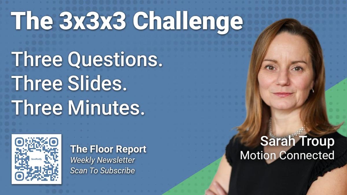 Motion Connected - 3x3x3 Challenge With Sarah Troup