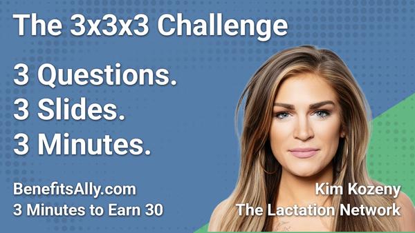 The Lactation Network - 3x3x3 Challenge With Kim Kozeny