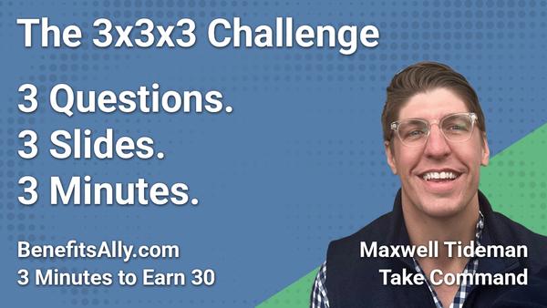 Take Command - 3x3x3 Challenge With Maxwell Tideman