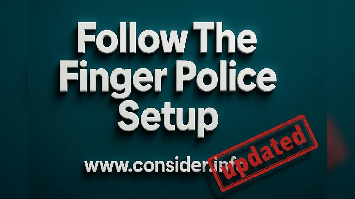 Follow The Finger {updated}