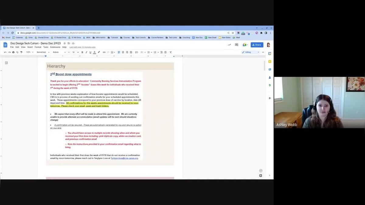 Doc Design TC - Hierarchy Intro 2