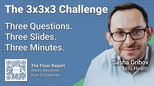 Milu Health - 3x3x3 Challenge with Sasha Gribov