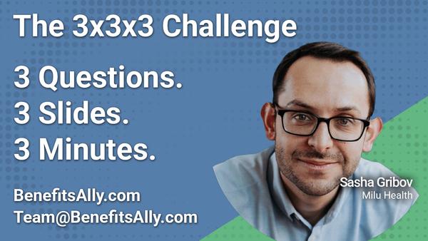 Milu Health - 3x3x3 Challenge with Sasha Gribov