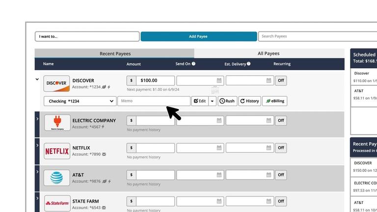 Creating a Single Payment