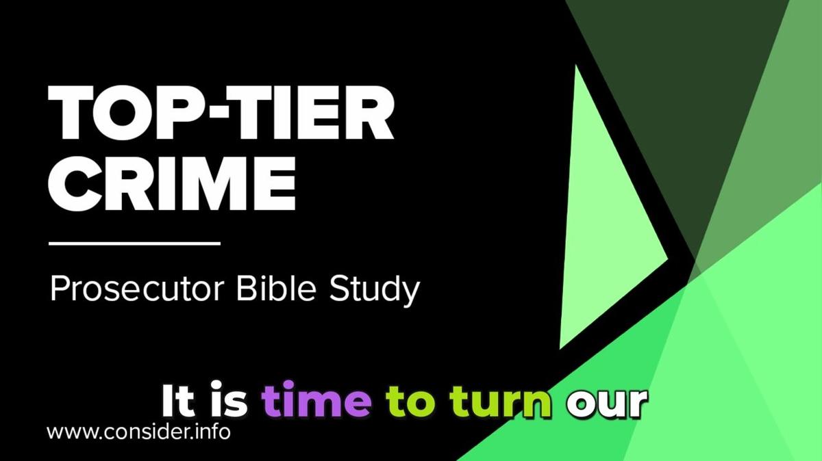 Top Tier Povit Prosecutor Bible Study Time