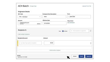 Creating an ACH Batch