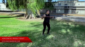 Horizontal  Middle Squat