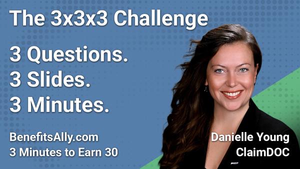 ClaimDOC - 3x3x3 Challenge With Danielle Young