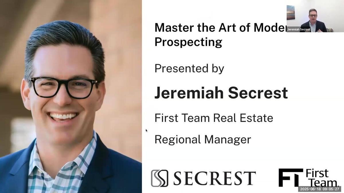 Master the Art of Modern Prospecting w/Jeremiah Secrest (6-18-25)
