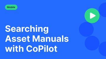 Searching Asset Manuals with CoPilot