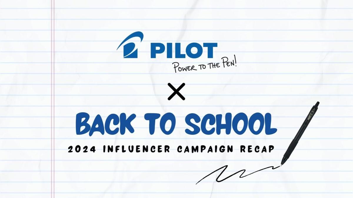 Pilot 2024 Back to School Recap Video