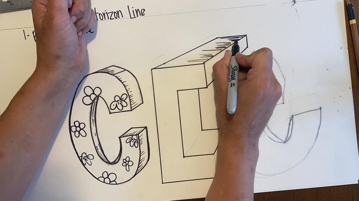 1 point perspective - part 2