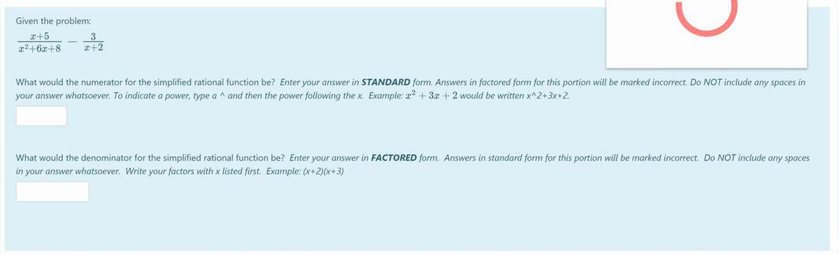 Homework Help Lesson 5.3 Subtracting Rational Expressions.mp4