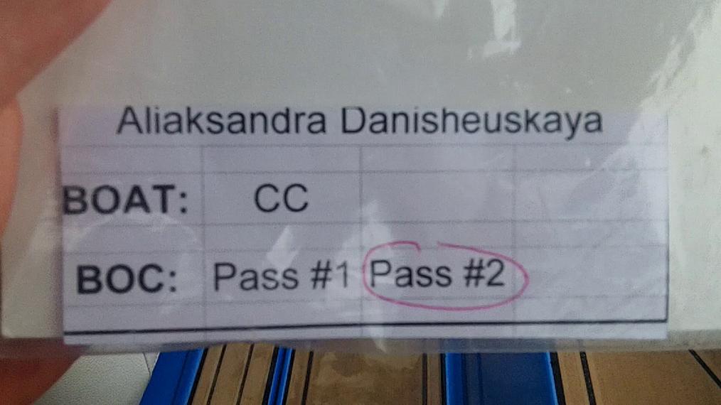 Aliaksandra Danisheuskaya OW Round 3 Pass 1