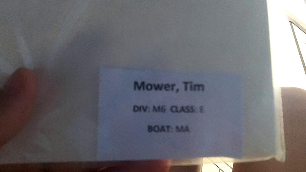 Tim Mower M6 Round 1 Pass 1