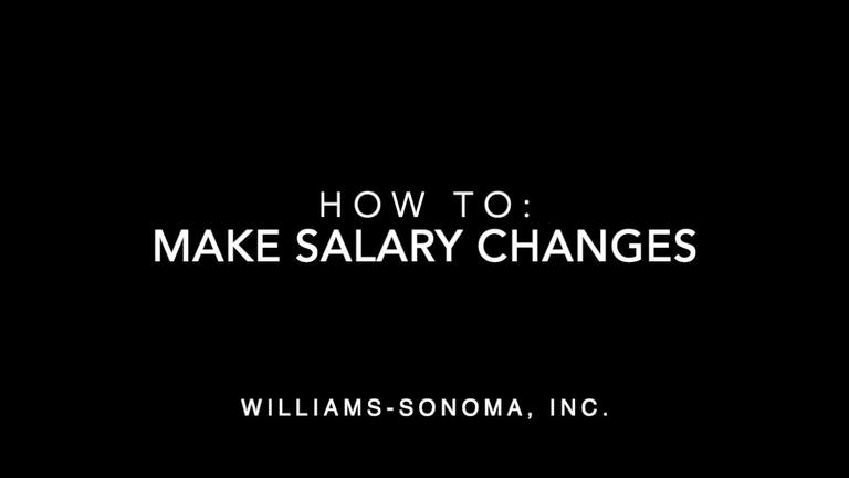 Salary Change