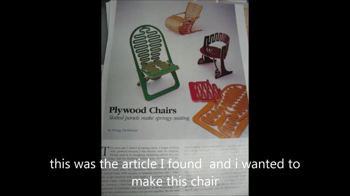 plywood 1986 slot chair