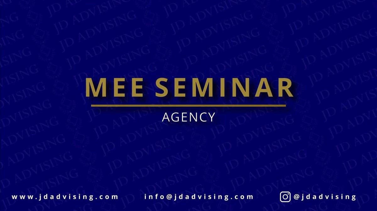 MEE SEMINAR AGENCY