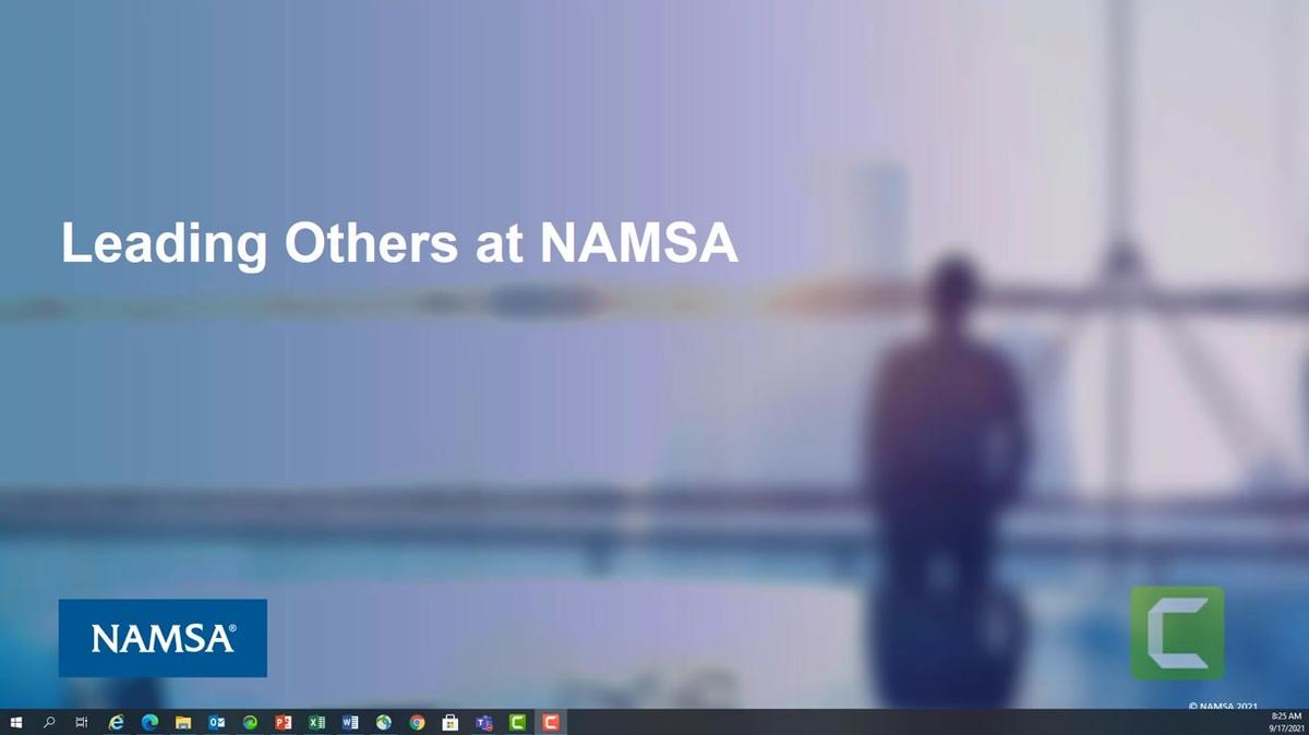 Leading Others at NAMSA