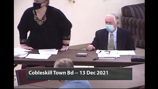 Cobleskill Town Bd -- 13 Dec 2021