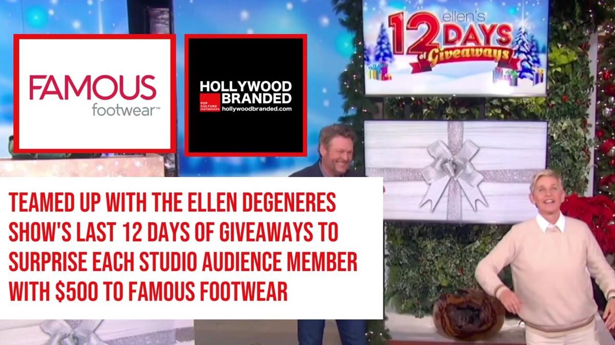 Famous Footwear + Ellen's 12 Days of Giveaways Recap Video