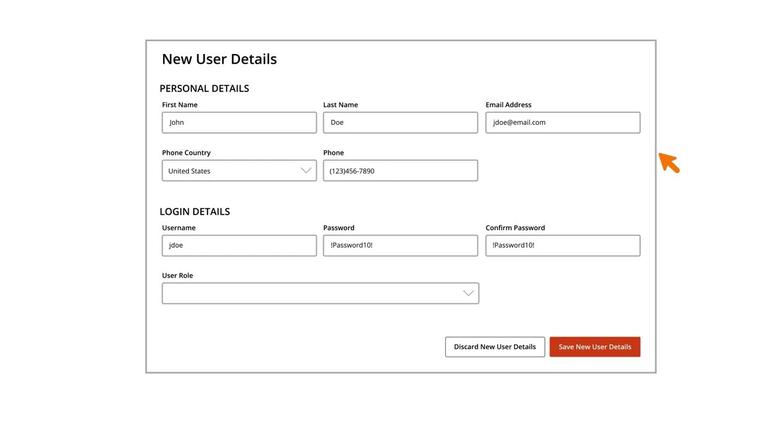 Adding a New User