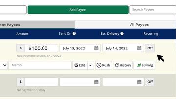 Creating Multiple Payments
