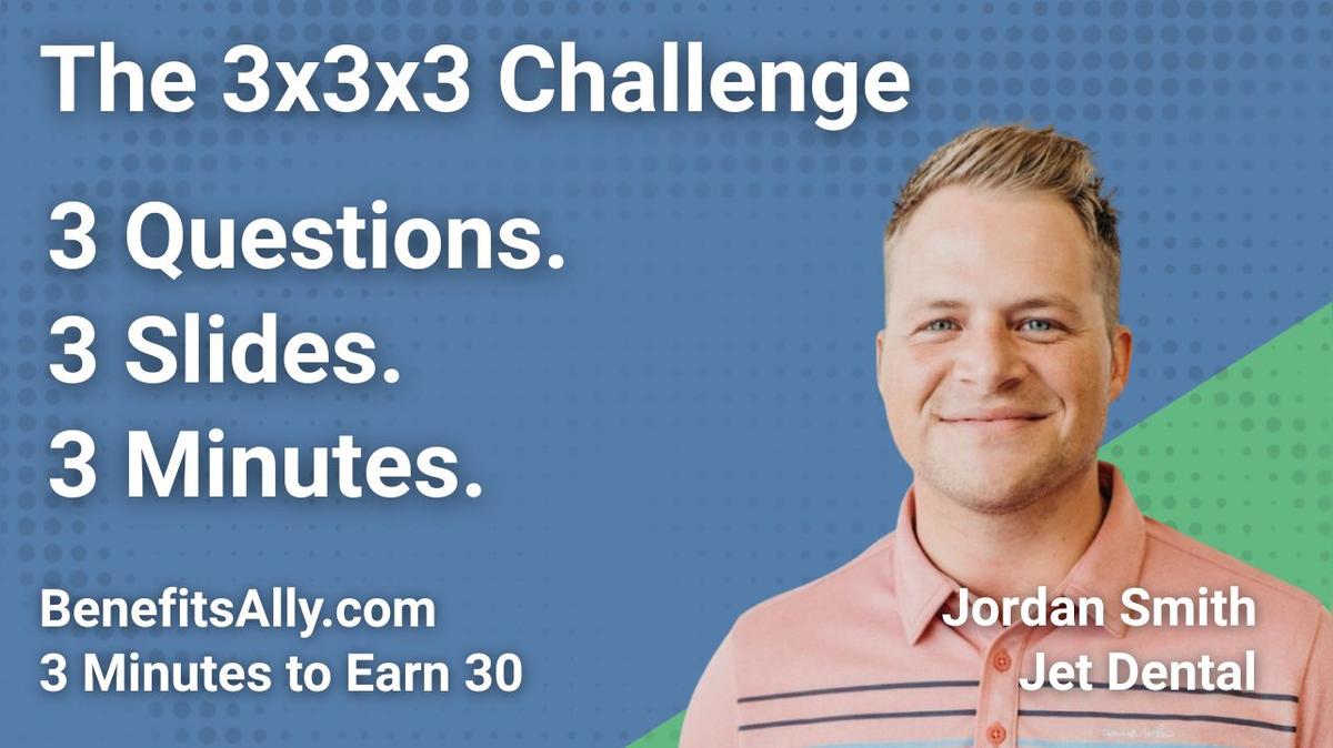 Jet Dental - 3x3x3 Challenge with Jordan Smith