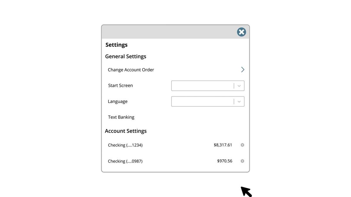 Finastra Preferences &amp; Settings Sample