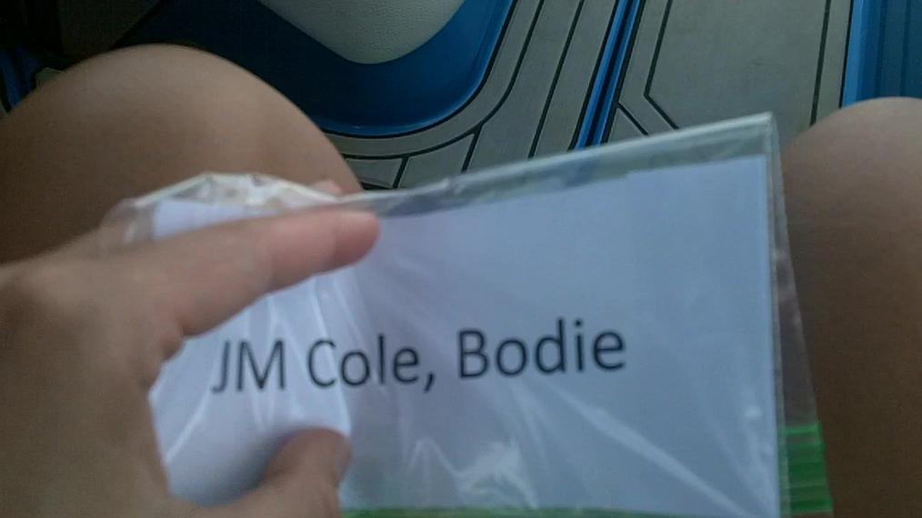 Bodie Cole JM Round 1 Pass 1