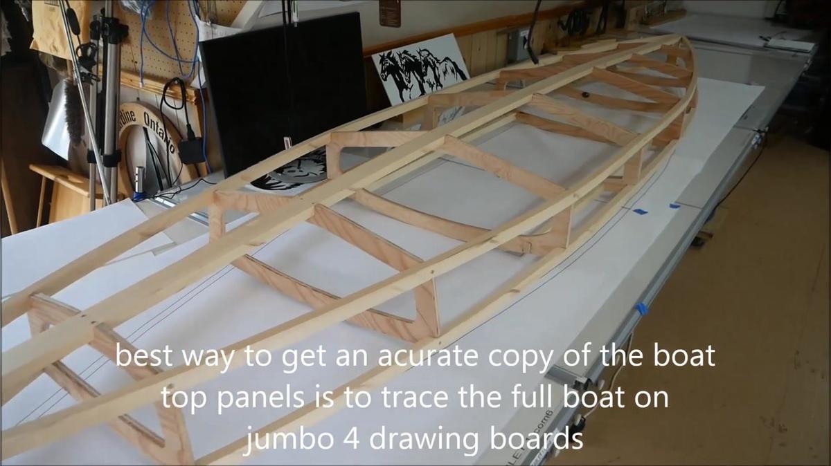 skimmer plywood kayak video #2 ---assembly of the parts cuts out