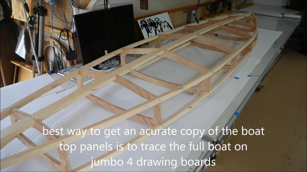 skimmer plywood kayak video #2 ---assembly of the parts cuts out