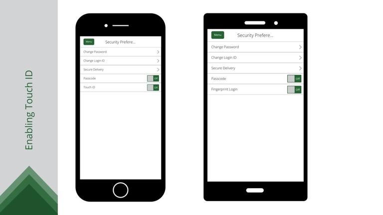 Enabling/Disabling Touch ID