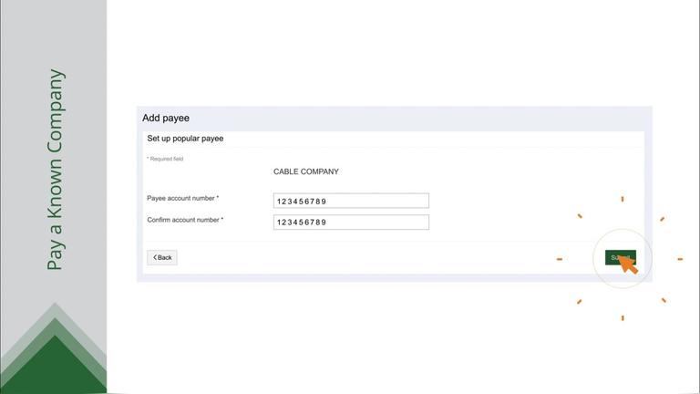 Paying a Company